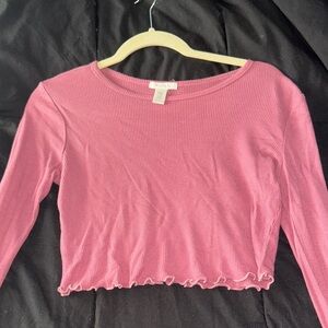 Fashion nova Mauve Ribbed Crop Top